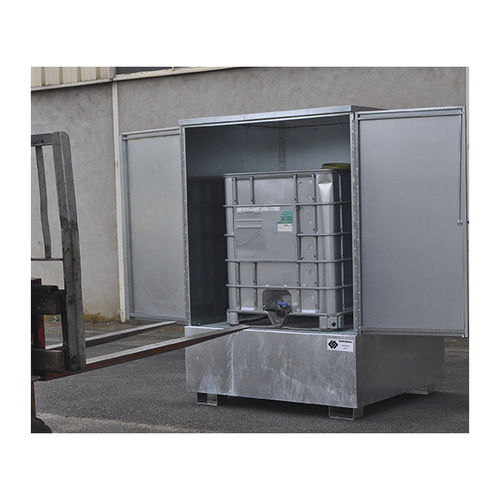 Drum collection tray - BRAG 1CCP - DIFOPE - for hazardous fluids / galvanised steel