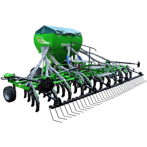 Pneumatic seed drill - SDL series - Solano Horizonte - tine / tractor-mounted / folding