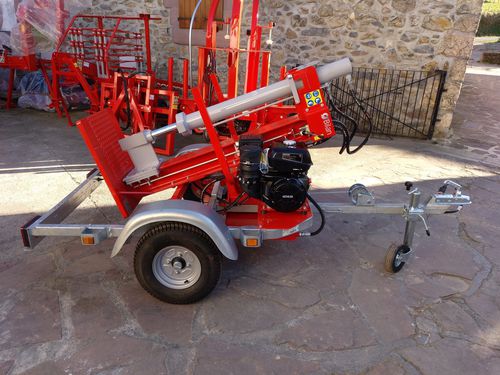 Hydraulic wood splitter - EL16G series - BILANAGRICOLA S.L. - gasoline engine / vertical / horizontal