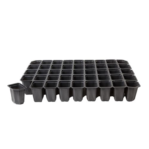 Plastic plug tray - F45K - ÖZ-KA VAKUM PLASTİK AMBALAJ VE MAKİNA KALIP SAN.TİC.LTD.ŞTİ. - recyclable / square