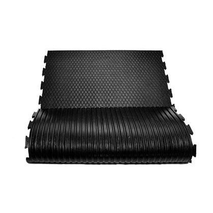 Rubber floor mat - Super-Grip - EVERGREEN VILLAGE - for cow breeding / non-slip / hygienic