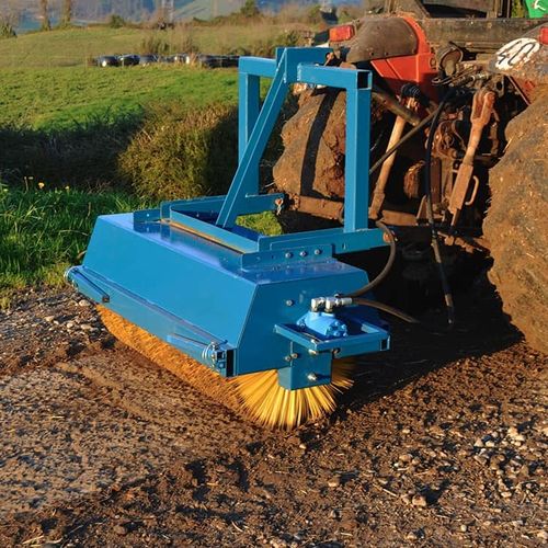 Mounted sweeper - BS series - Sacema - groundcare / front-mount / rear attachement