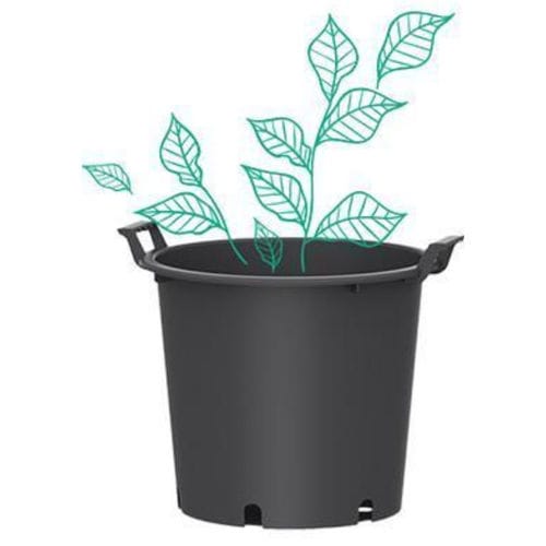 Recycled plastic pot - Alber - plastic / square / round
