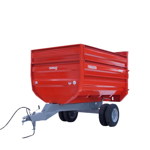 Forage trailer - CBH5 - Cemag - dump / single-axle / 5 ton