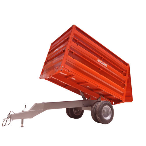 Forage trailer - CBHM8000 - Cemag - dump / single-axle / 5 ton