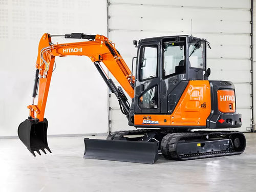 Excavator with blade - ZX65USB-6 - Hitachi Construction Machinery