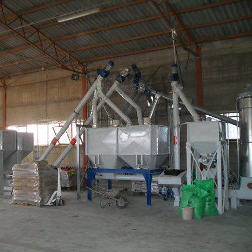 Feed conveyor - CS series - CIMAS S.R.L. - screw / inclined