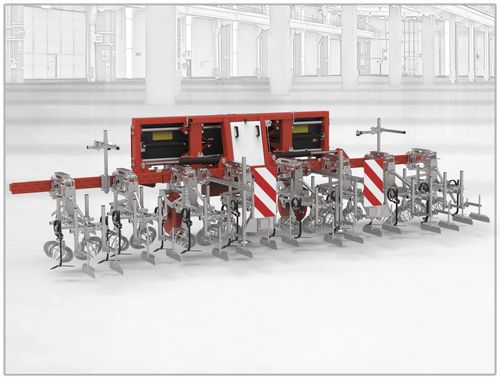Tractor-mounted row crop cultivator - ROTOSARK - OLIVER AGRO SRL - folding / fixed / for vegetables