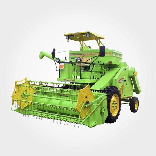Hybrid combine harvester Greengold 220 Wheel Mini KS Agrotech Pvt. Ltd. wheat sunflower