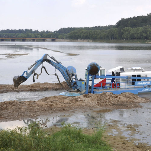 Hydraulic dredger - RL-AD378 - Relong - amphibious