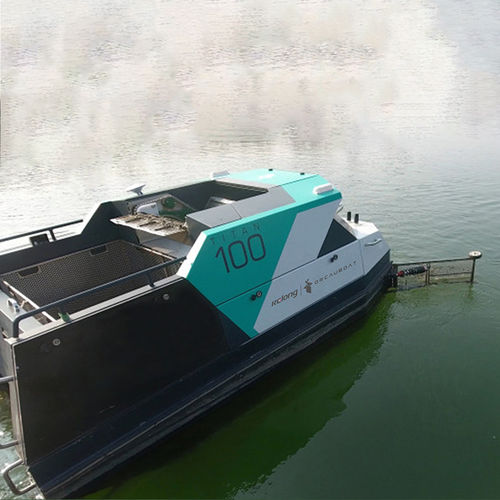 Boat harvester machine - UCB300-42 - Relong - aquatic weed / unmanned