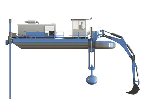 Hydraulic dredger - RL-AD274 - Relong - amphibious
