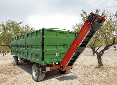 Belt conveyor - Lecitech - with hydraulic adjustment / mobile