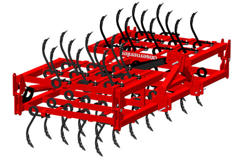 Mounted field cultivator - YK4-17 - Dosemenler Zir. Mak. A.S. - folding