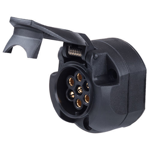Socket connector - TLA00937/D - HORPOL J.I.A.T. Horeczy Sp. J. - 7-pole / 12 V / plastic