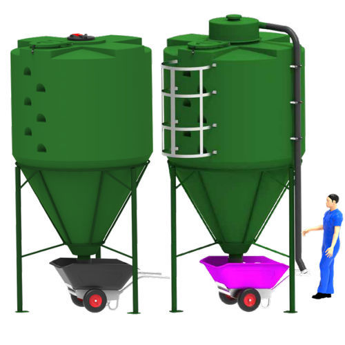 Grain silo - FESILO - ROTO PAVLINJEK d.o.o. - polyethylene / cone-bottom