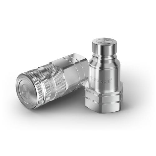 Hydraulic quick coupling A series Stucchi S.p.A. push / carbon steel / SAE