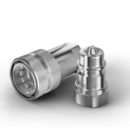 Hydraulic quick coupling BIR series Stucchi S.p.A. single acting