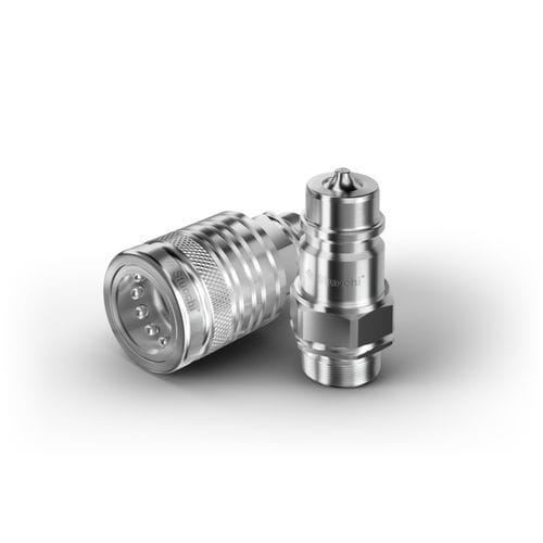 Hydraulic quick coupling I/IP series Stucchi S.p.A. push / carbon