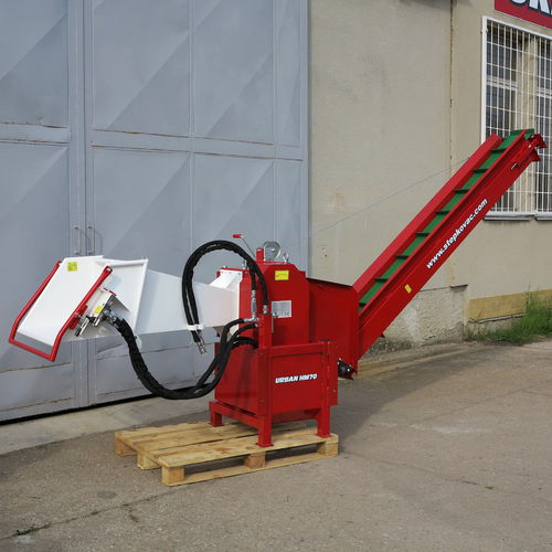 Hydraulic wood splitter - HM 70 D2,6 - URBAN KOVO s.r.o. - horizontal / mounted / machine