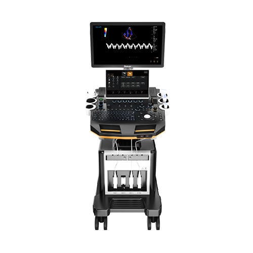 Trolley-mounted Doppler veterinary ultrasound system - T6-VET - Dawei Veterinary Medical (jiangsu) co., ltd. - portable, with trolley / for small animals / for pets