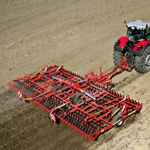 Towed field cultivator - HAWK - Madaraagro - rigid tine / folding