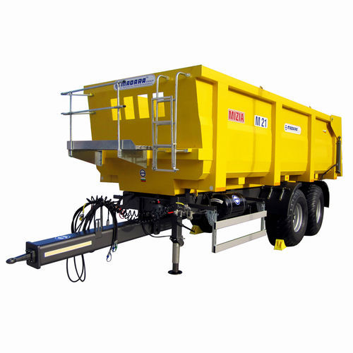 Dump trailer - MIZIA - Madaraagro - tandem axle / single-axle / agricultural