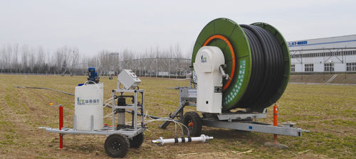 Turbine-drive irrigation hose reel - Oneaqua China  - fertigation