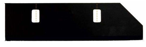 Forage harvester knife - 434049 - FONTANA, a.s. - compatible for Pöttinger