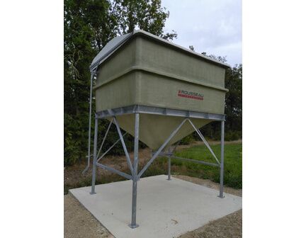 Sheep hopper feeder - Rousseau - for goats / for pigs / for poultry