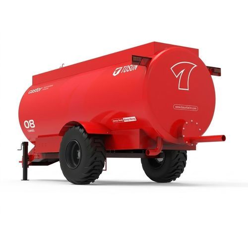Single-axle slurry spreader - CASTOR 08 - TOSUN - tandem axle / vacuum / towed