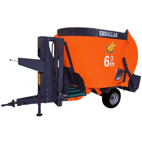 Vertical feed mixer - MAK-6-11 - ERDALLAR AGRICULTURAL MACHINERY - towed / front discharge / single-auger