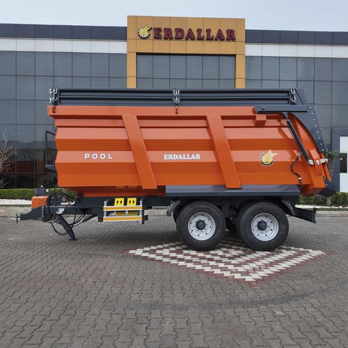 Tipping trailer - 20H-211 - ERDALLAR AGRICULTURAL MACHINERY - tandem axle / agricultural / 20 ton