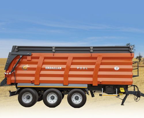 Tipping trailer - 30H-311 - ERDALLAR AGRICULTURAL MACHINERY - 3-axle / agricultural / 30 ton