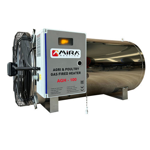Gas air heater - AGH 100 - Mira Heating - floor-standing / poultry house / direct fired