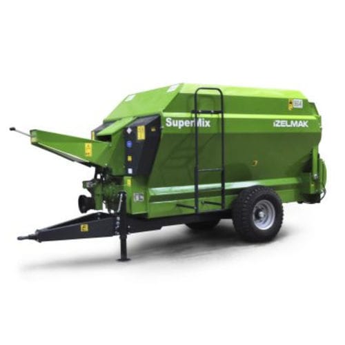 Horizontal feed mixer - S60 - İZELMAK MAKİNA A.Ş. - towed / single-auger / electric motor