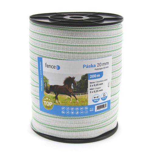Steel tape - 8078 - VNT ELECTRONICS S.R.O. - for animal enclosures / with steel conductor / reinforced