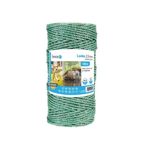 Polywire wire - 8006 - VNT ELECTRONICS S.R.O. - for animal enclosures / with steel conductor
