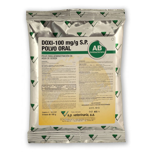 Antibacterial feed additive - DOXI - S.P. VETERINARIA, S.A. - poultry / for pigs / dry