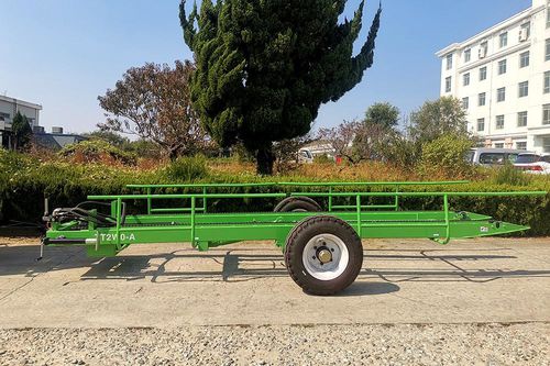 Flatbed trailer - TT2W0-A - Weihai ZY Modern Agricultural Equipment Technology Co.,Ltd - single-axle / agricultural / 2 ton