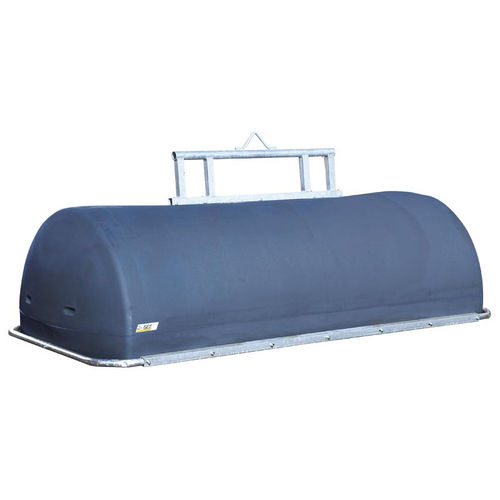 Polyethylene waste bin - p1131121 - POLYMOULE S.A.S. MARQUE LA GÉE - with lid / for carcasses