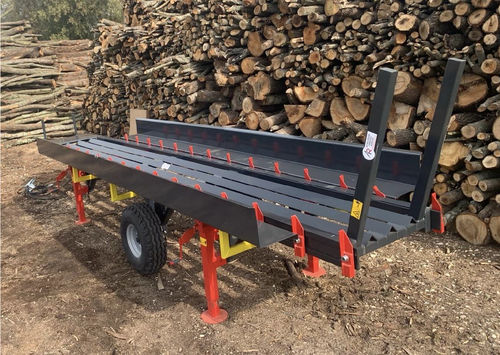 Firewood conveyor - MT 600  - ALESSIO ROSSI SRL - belt / mobile / tubular