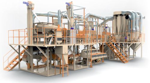 Grain processing line - OLIS