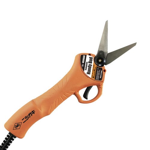 Electric pruning shears - FUTOMARU Handy Bud - NISHIGAKI INDUSTRIAL CO., LTD. - for right-handed / for flowers / vineyard
