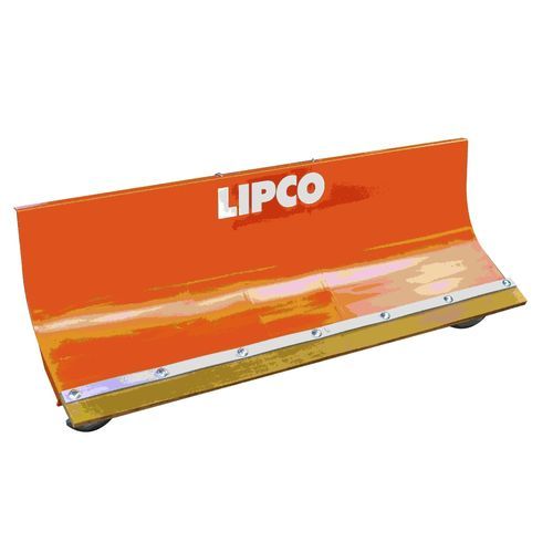 Straight snow plough - RS - LIPCO - with rubber scraper