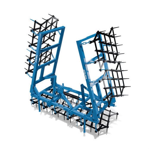 Tine harrow - BZ series - P.P.H.U. INTER-TECH Piotr Jankowski - folding / depth control