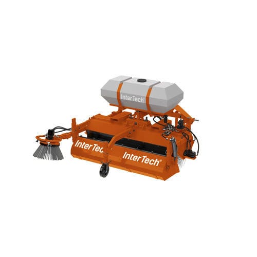 Tractor-mounted sweeper - OZ series - P.P.H.U. INTER-TECH Piotr Jankowski - groundcare / front-mount