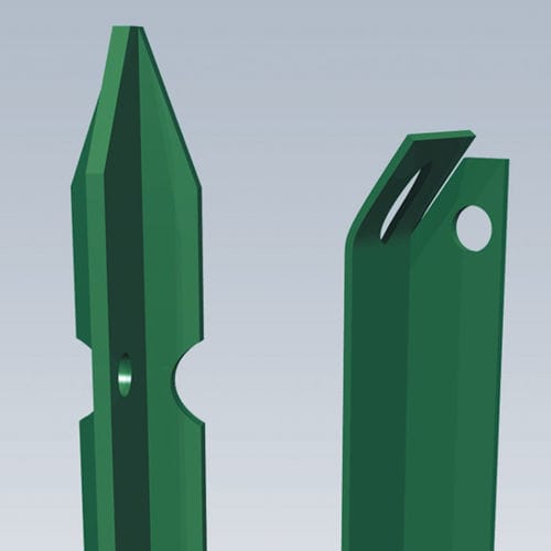 Fence post - Cavatorta - plastic / steel / for animals