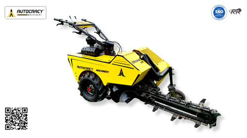 Mini trencher - Mini Self Propelled Trencher - Dhruva 100 - Autocracy Machinery Private Limited - with chain / self-propelled