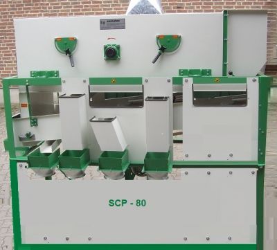 Seed seed cleaner - SC-P 80 - Samatec Saatguttechnik Maschinenbau GmbH - vibrating mesh / automatic / with aspirator